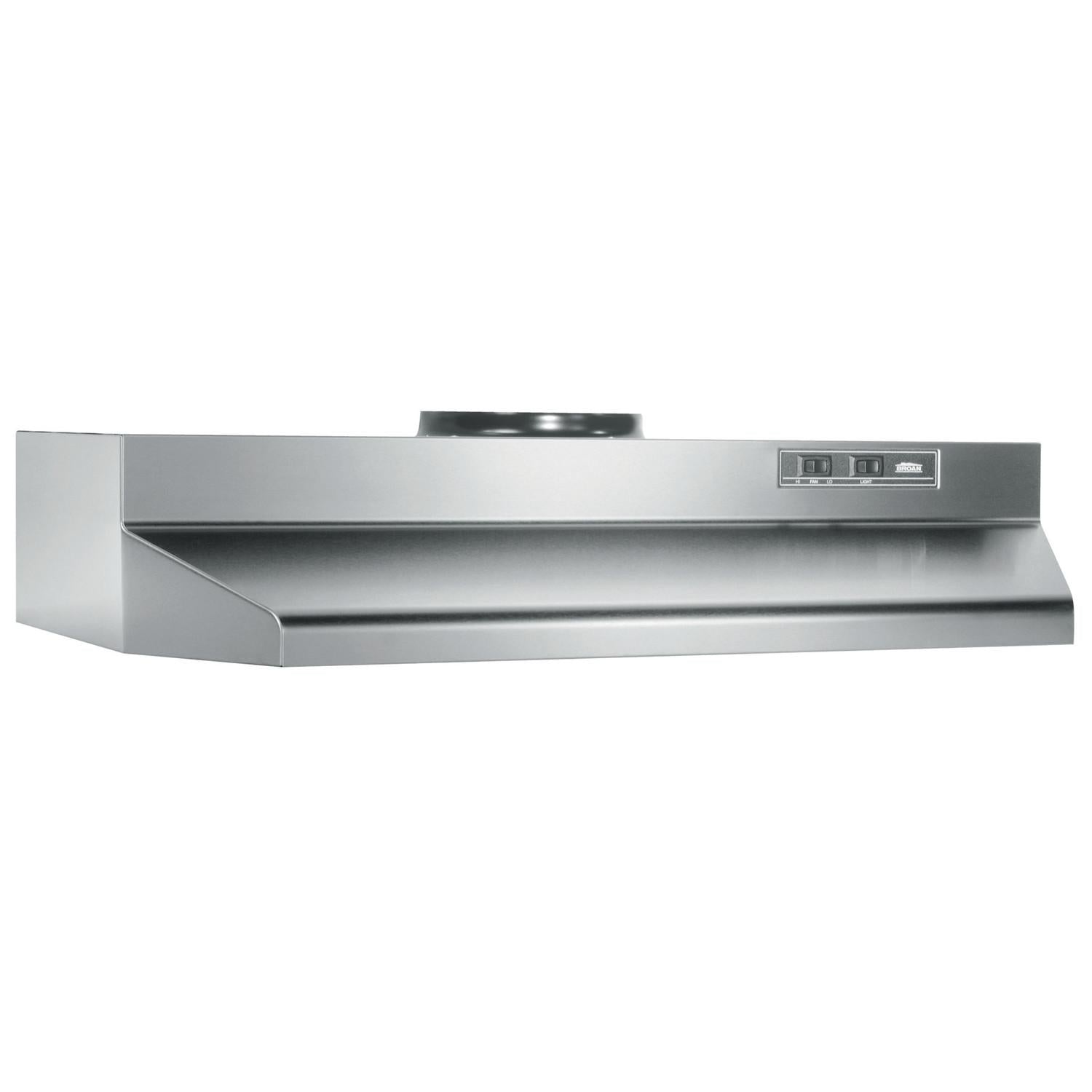 Broan 422404 **DISCONTINUED** Broan® 24-Inch Under-Cabinet Range Hood, Stainless Steel