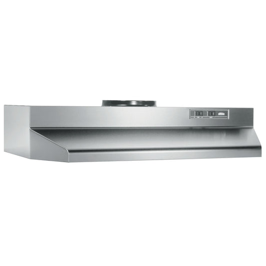 423604 Broan® 36-Inch Under-Cabinet Range Hood, Stainless Steel