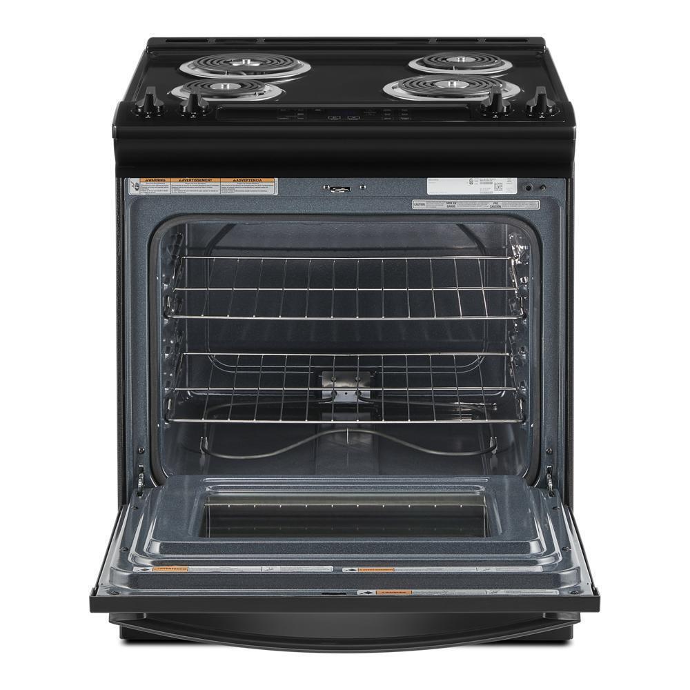 Whirlpool WEC310S0LB 4.8 Cu. Ft. Whirlpool® Electric Range with Frozen Bake™ Technology