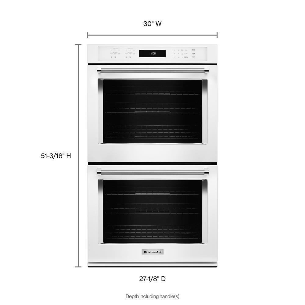 Kitchenaid 30" Double Wall Oven with Even-Heat™ True Convection