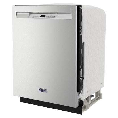 Maytag MDB4949SKZ 24 Front Control Dishwasher with Dual Power Filtration and PowerBlast® Cycle - 50 dBA