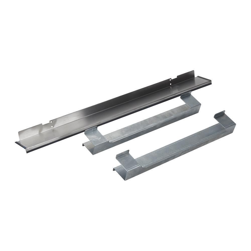 Whirlpool W10469903 30" Built-In Microwave Spacer Kit, Stainless Steel, for cut-out heights between 19" and 19 13/16"