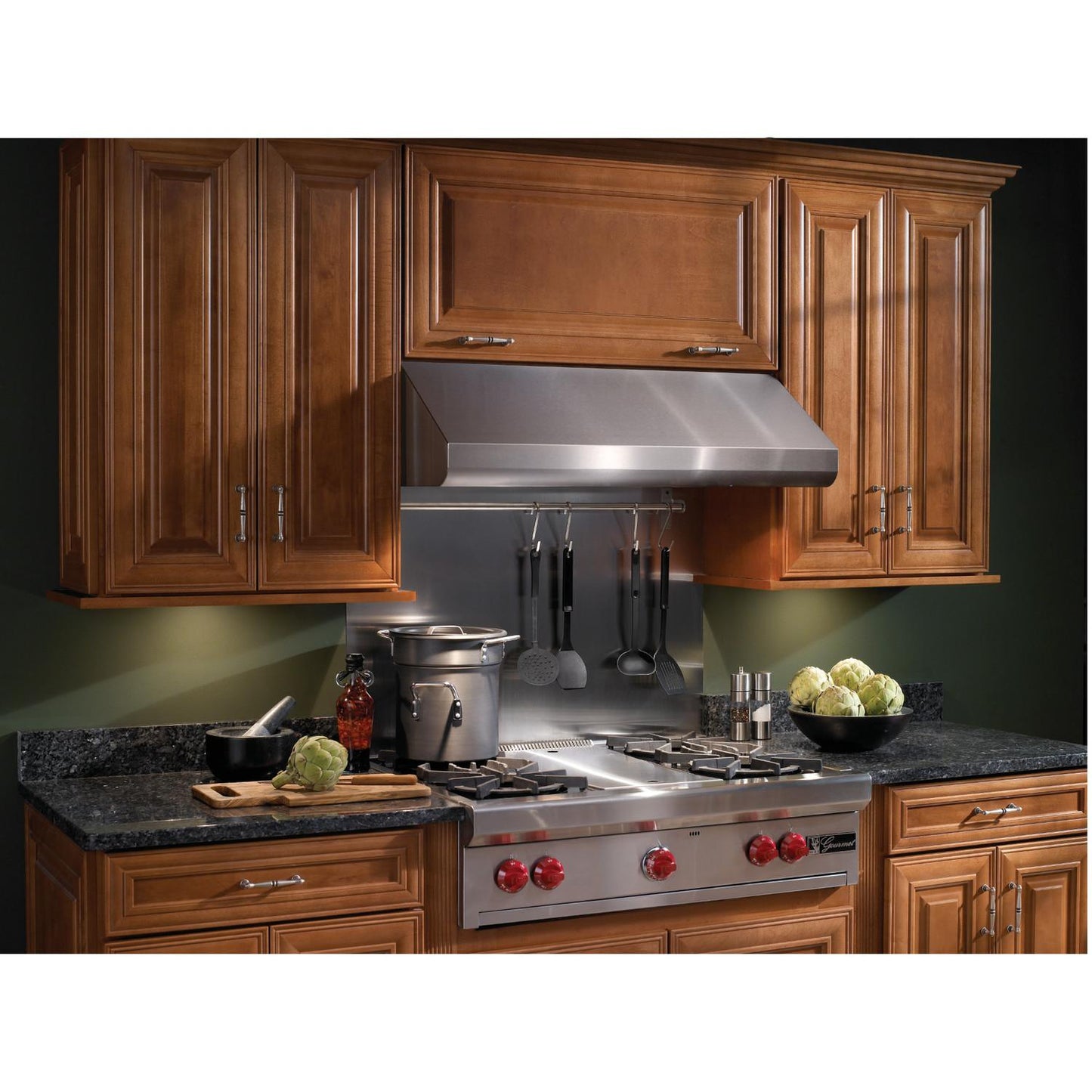 E6448SS Broan® Elite E64000 Series 48-Inch Pro-Style Under-Cabinet Range Hood 650 Max Blower CFM, Stainless Steel