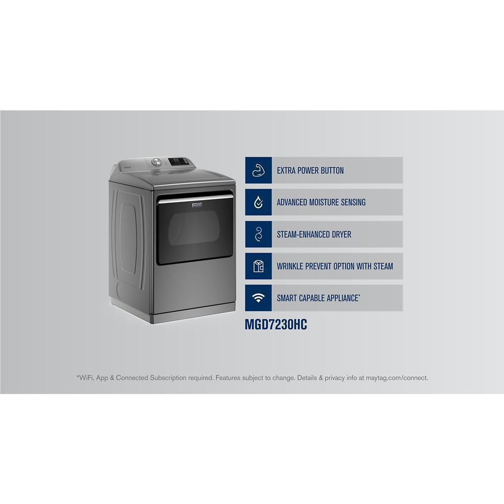 Maytag MGD7230HC Smart Top Load Gas Dryer with Extra Power - 7.4 cu. ft.