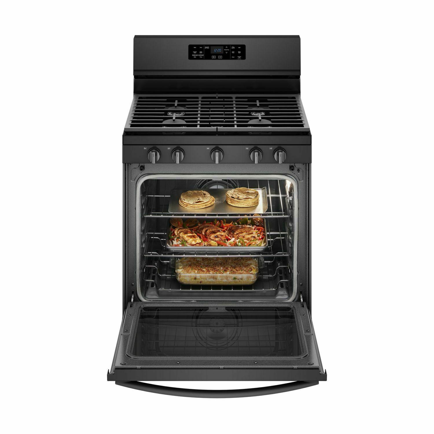 Whirlpool WFG775H0HB 5.8 cu. ft. Freestanding Gas Range with Frozen Bake™ Technology