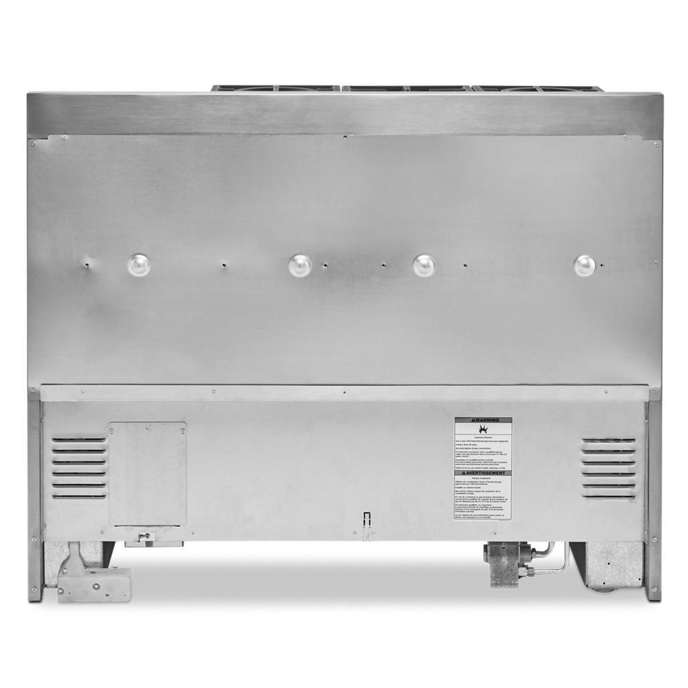 KFGC558JMB KitchenAid® 48'' Smart Commercial-Style Gas Range with Griddle