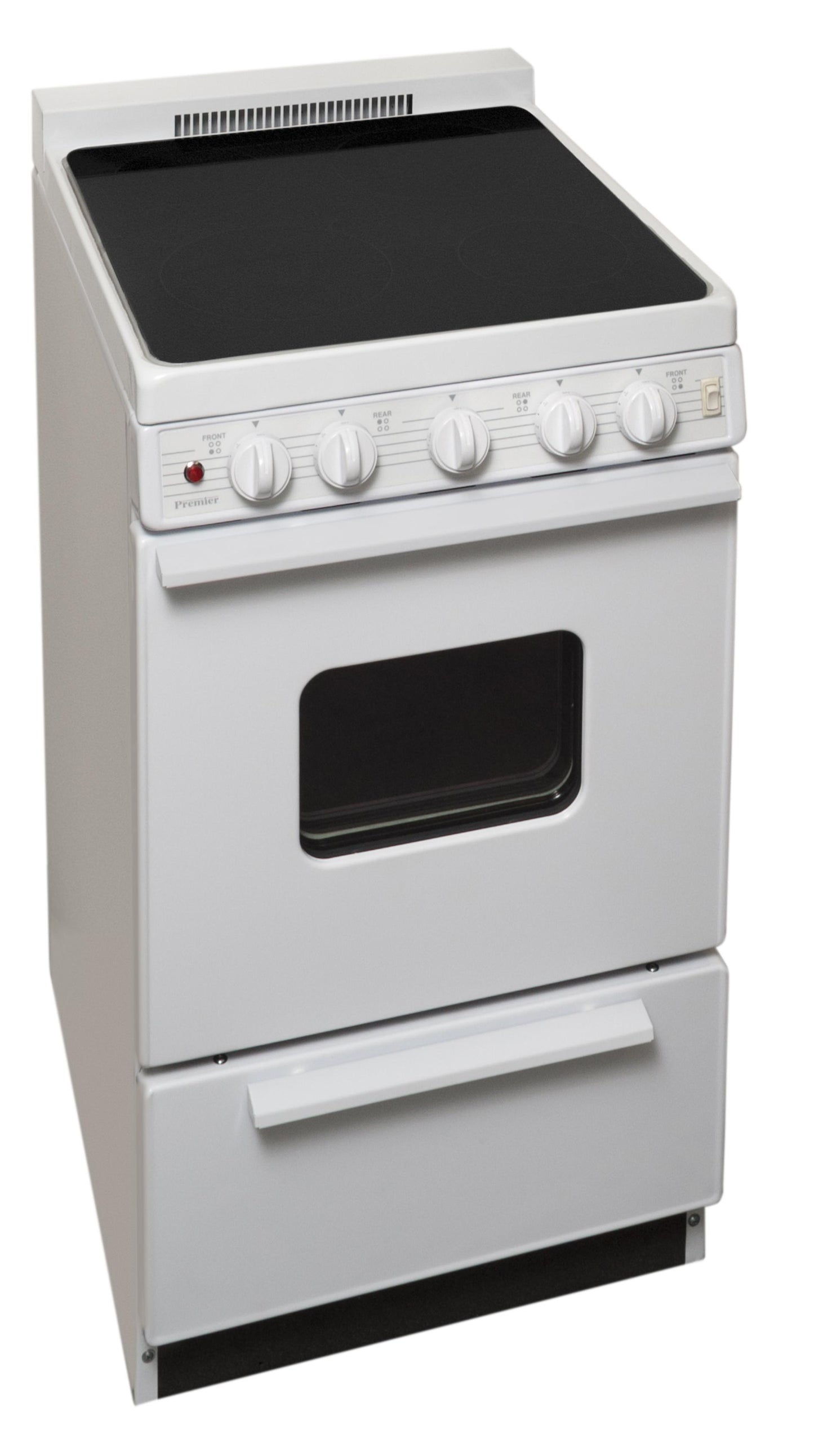 Premier EAS2X0OP 20 in. Freestanding Smooth Top Electric Range in White