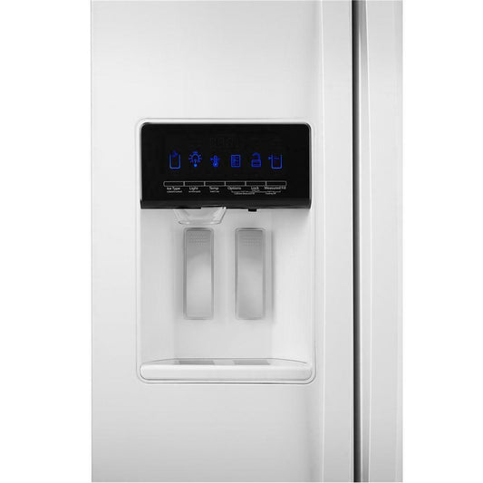 Whirlpool WRS588FIHW 36-inch Wide Side-by-Side Refrigerator - 28 cu. ft.