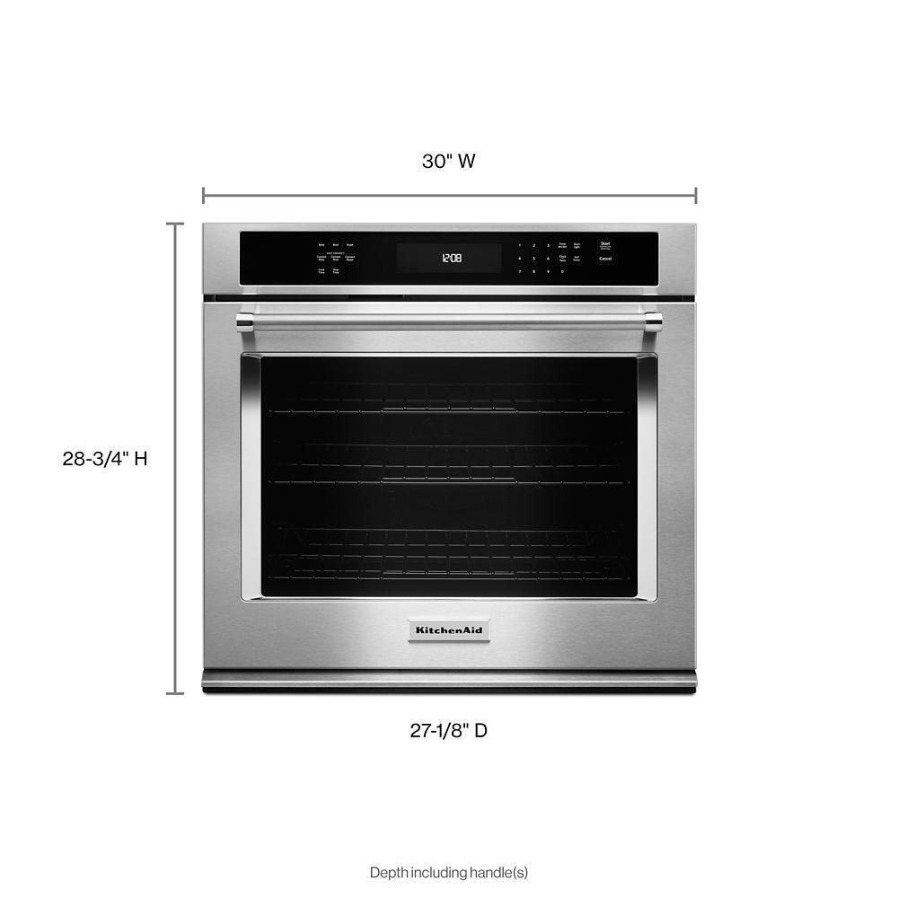 KITCHENAID 30" Single Wall Oven with Even-Heat(TM) True Convection