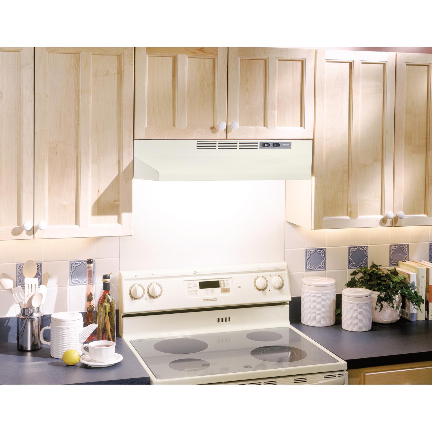 Broan 413602 **DISCONTINUED** Broan® 36-Inch Ductless Under-Cabinet Range Hood, Bisque