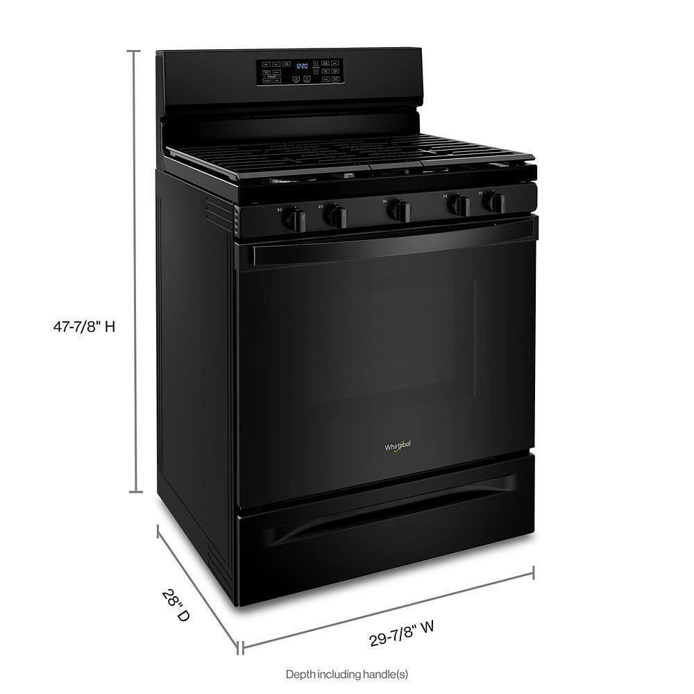 Whirlpool WFG550S0LB 5.0 Cu. Ft. Whirlpool® Gas 5-in-1 Air Fry Oven