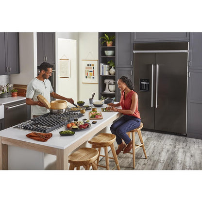 Kitchenaid KUWL314KBS 24" Undercounter Wine Cellar with Glass Door and Metal-Front Racks