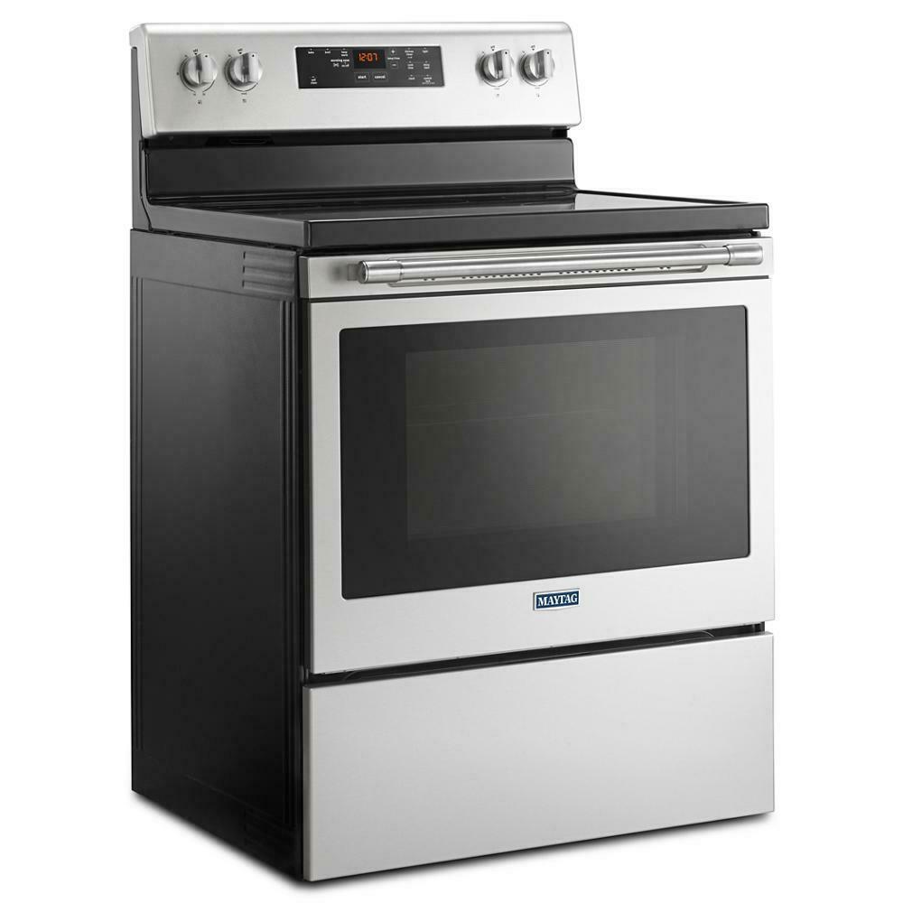 Maytag 30-Inch Wide Electric Range With Shatter-Resistant Cooktop - 5.3 Cu. Ft.