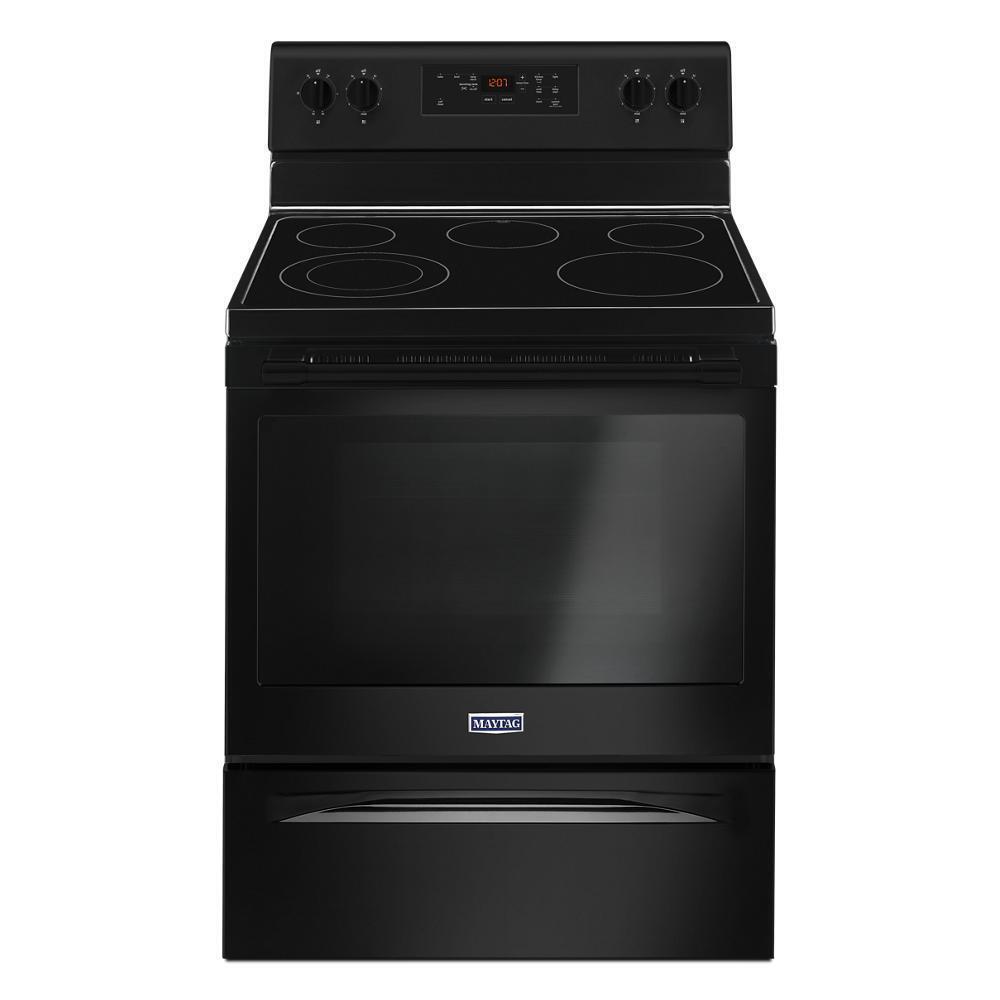 Maytag 30-Inch Wide Electric Range With Shatter-Resistant Cooktop - 5.3 Cu. Ft.