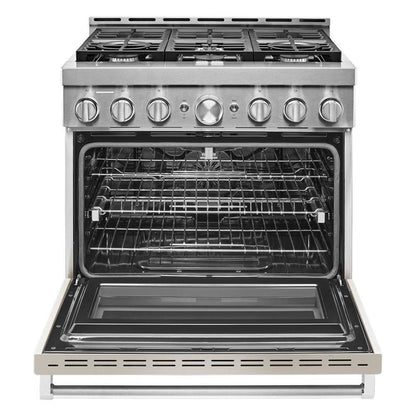 KFGC506JMH KitchenAid® 36'' Smart Commercial-Style Gas Range with 6 Burners