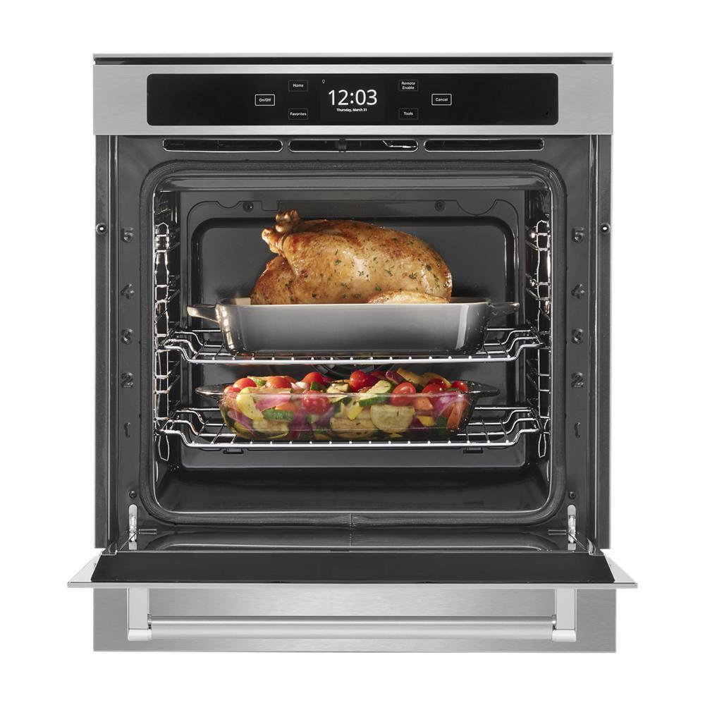 Kitchenaid KOSC504PPS 24" Smart Single Wall Oven with True Convection