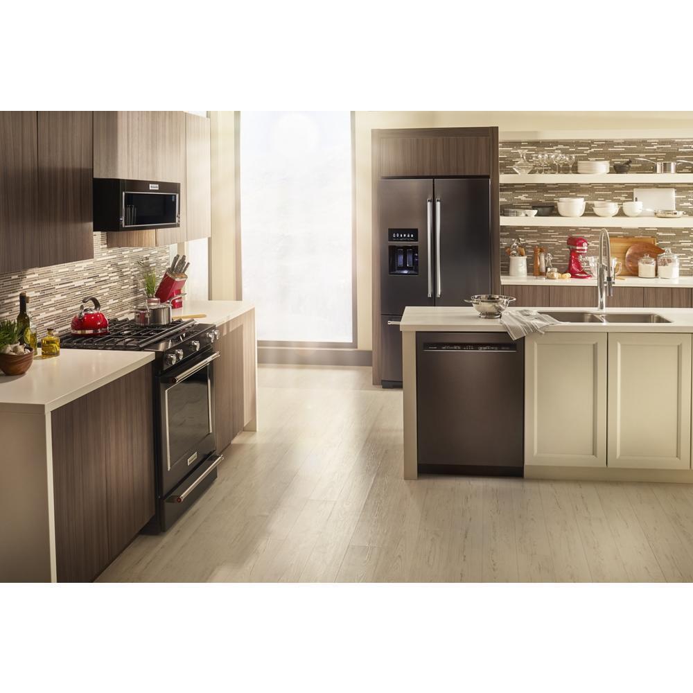 Kitchenaid KSGG700EBS 30-Inch 5-Burner Gas Slide-In Convection Range