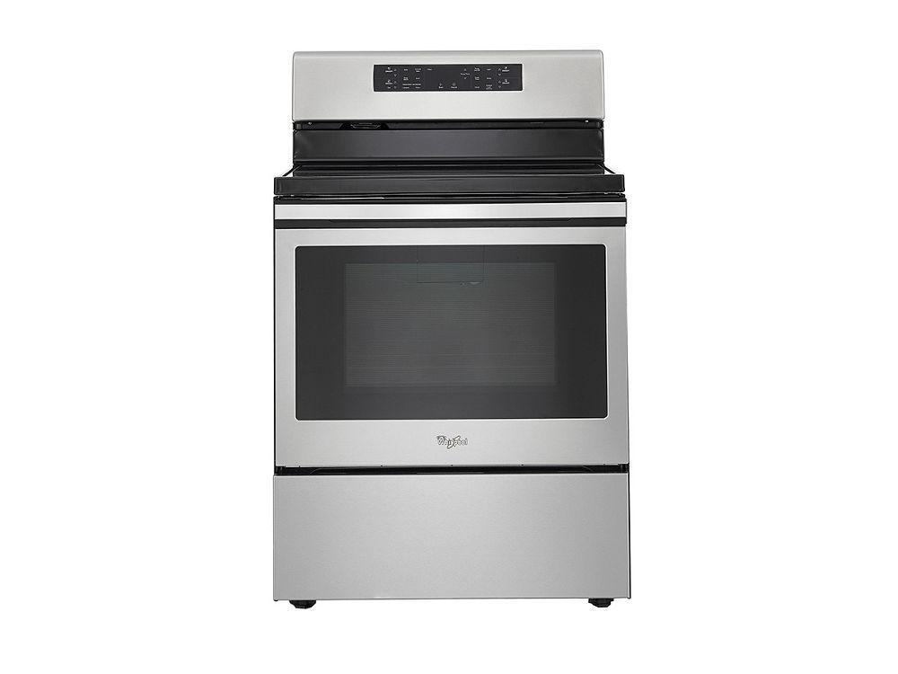 Whirlpool WFE520S0FS 5.3 cu. ft. Guided Electric Front Control Range with Fan Convection Cooking