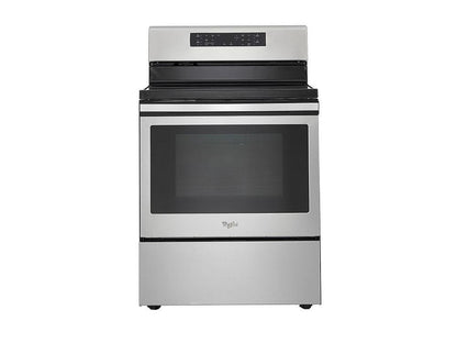 Whirlpool WFE520S0FS 5.3 cu. ft. Guided Electric Front Control Range with Fan Convection Cooking