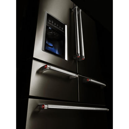 Kitchenaid KRMF706EBS 25.8 Cu. Ft. 36" Multi-Door Freestanding Refrigerator with Platinum Interior Design and PrintShield™ Finish