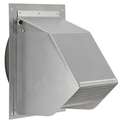 Broan Fresh Air Inlet Wall Cap for 6" Round Duct for Range Hoods and Bath Ventilation Fans