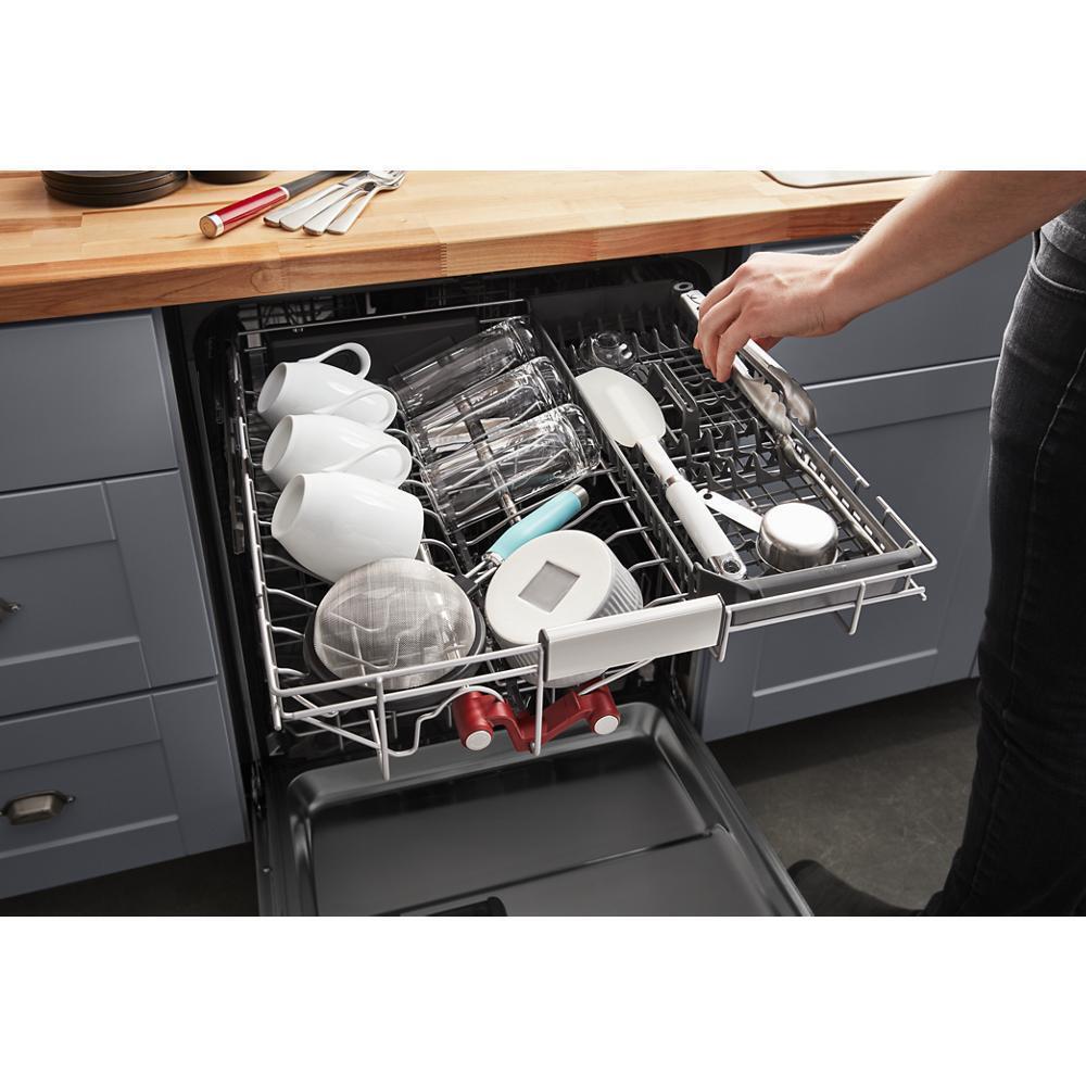 Kitchenaid KDTM804KBS 360(degree) Max Jets™ Third Rack Dishwasher with Stainless Steel Third Rack Wash Jets, 44 dBA