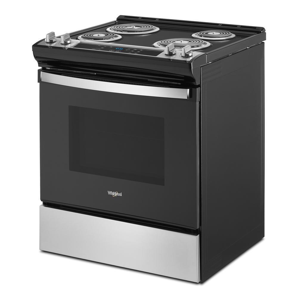 Whirlpool WEC310S0LS 4.8 Cu. Ft. Whirlpool® Electric Range with Frozen Bake™ Technology