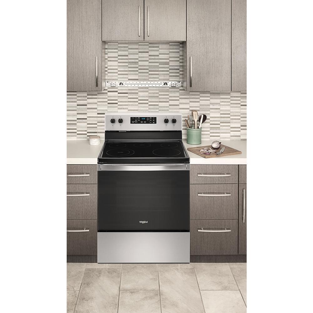 Whirlpool 5.3 cu. ft. Whirlpool® electric range with Frozen Bake™ technology