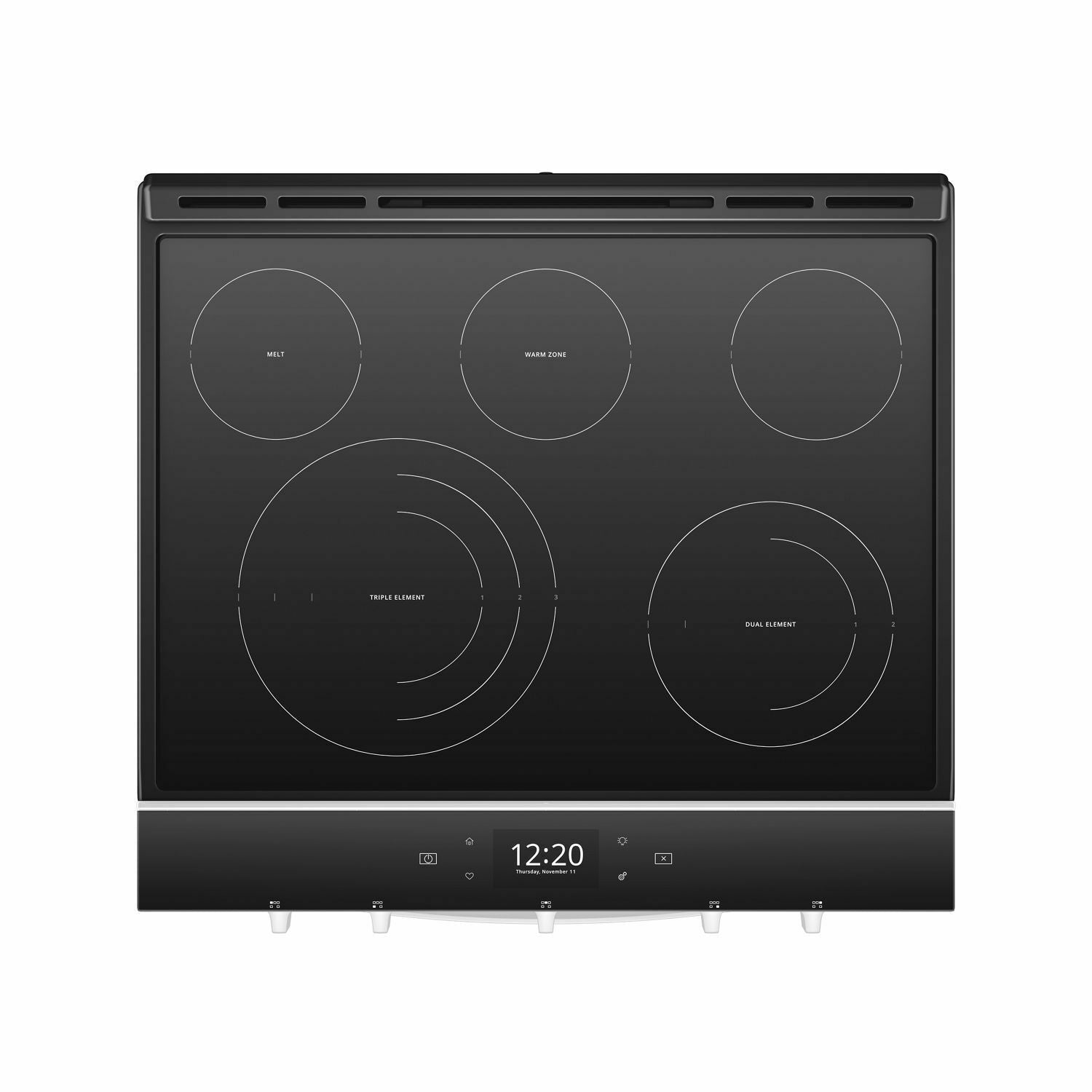 Whirlpool WEE750H0HW 6.4 cu. ft. Smart Slide-in Electric Range with Air Fry, when Connected