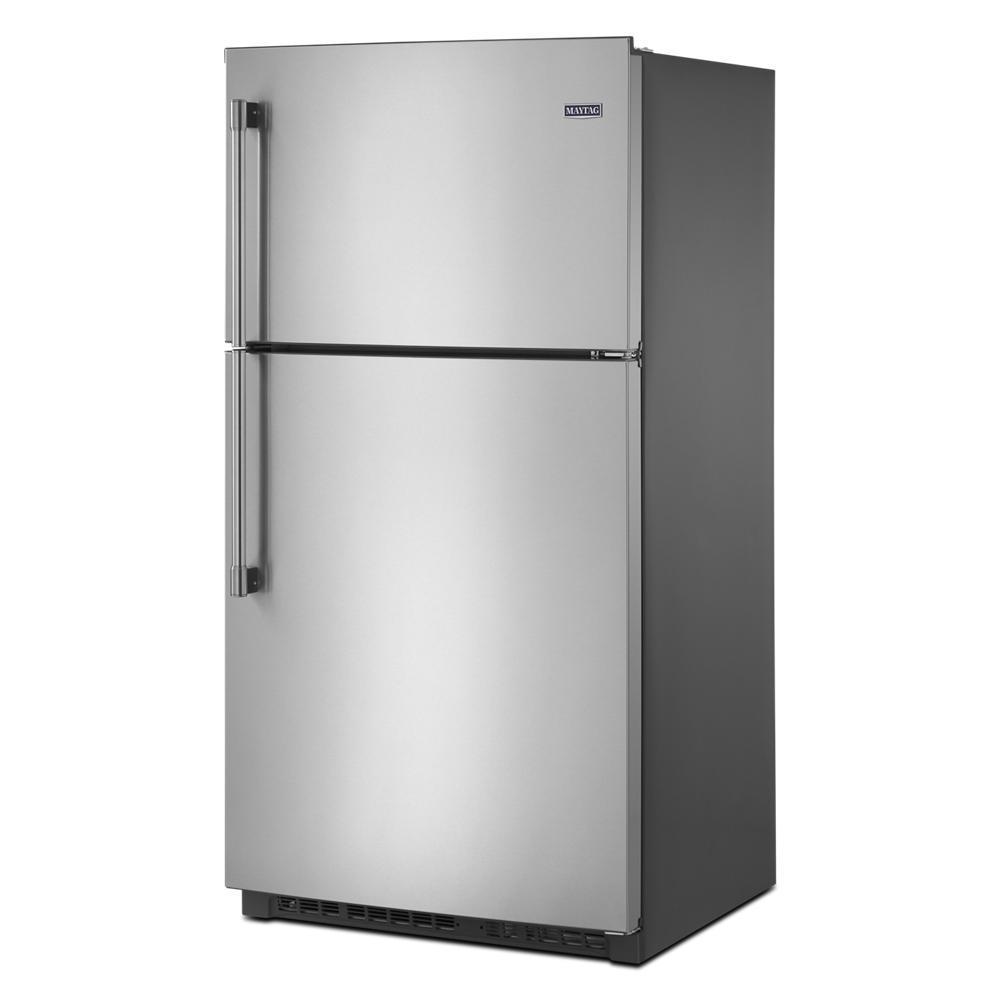 Maytag 33-Inch Wide Top Freezer Refrigerator with EvenAir™ Cooling Tower- 21 Cu. Ft.