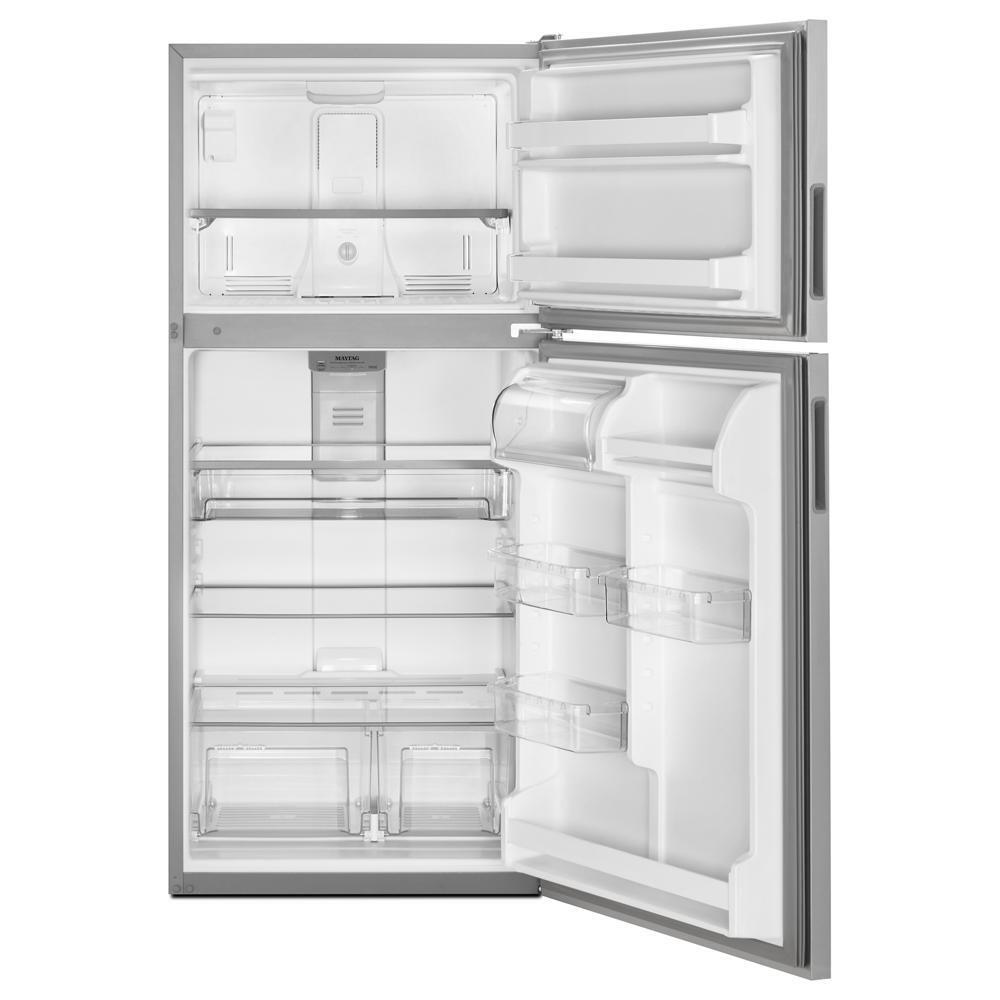 Maytag MRT311FFFZ 33-Inch Wide Top Freezer Refrigerator with PowerCold® Feature- 21 Cu. Ft.