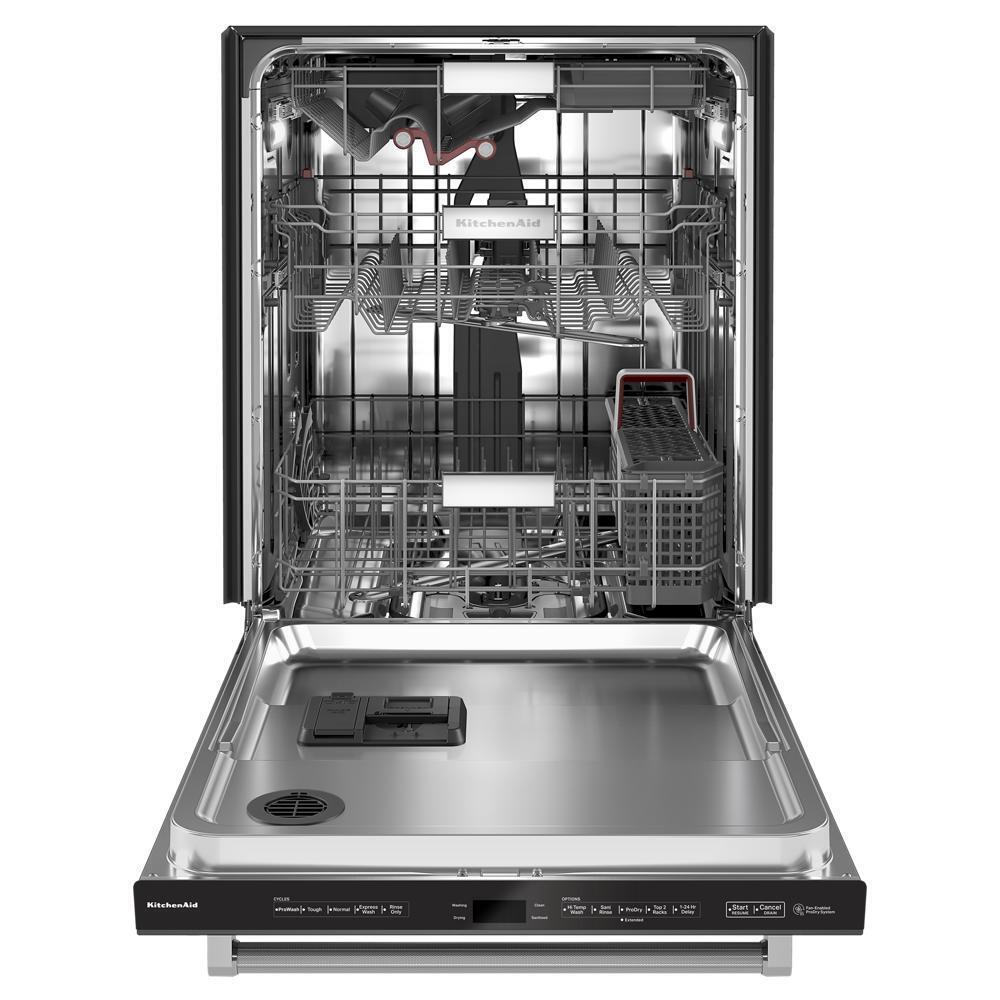 Kitchenaid KDTM804KBS 360(degree) Max Jets™ Third Rack Dishwasher with Stainless Steel Third Rack Wash Jets, 44 dBA