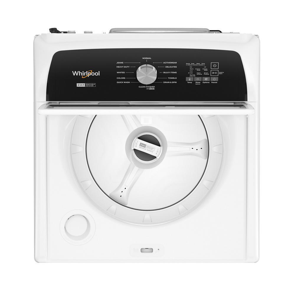 Whirlpool 4.7-4.8 Cu. Ft. Top Load Washer with 2 in 1 Removable Agitator