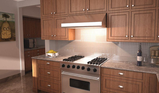 30" x 10" under cabinet hood