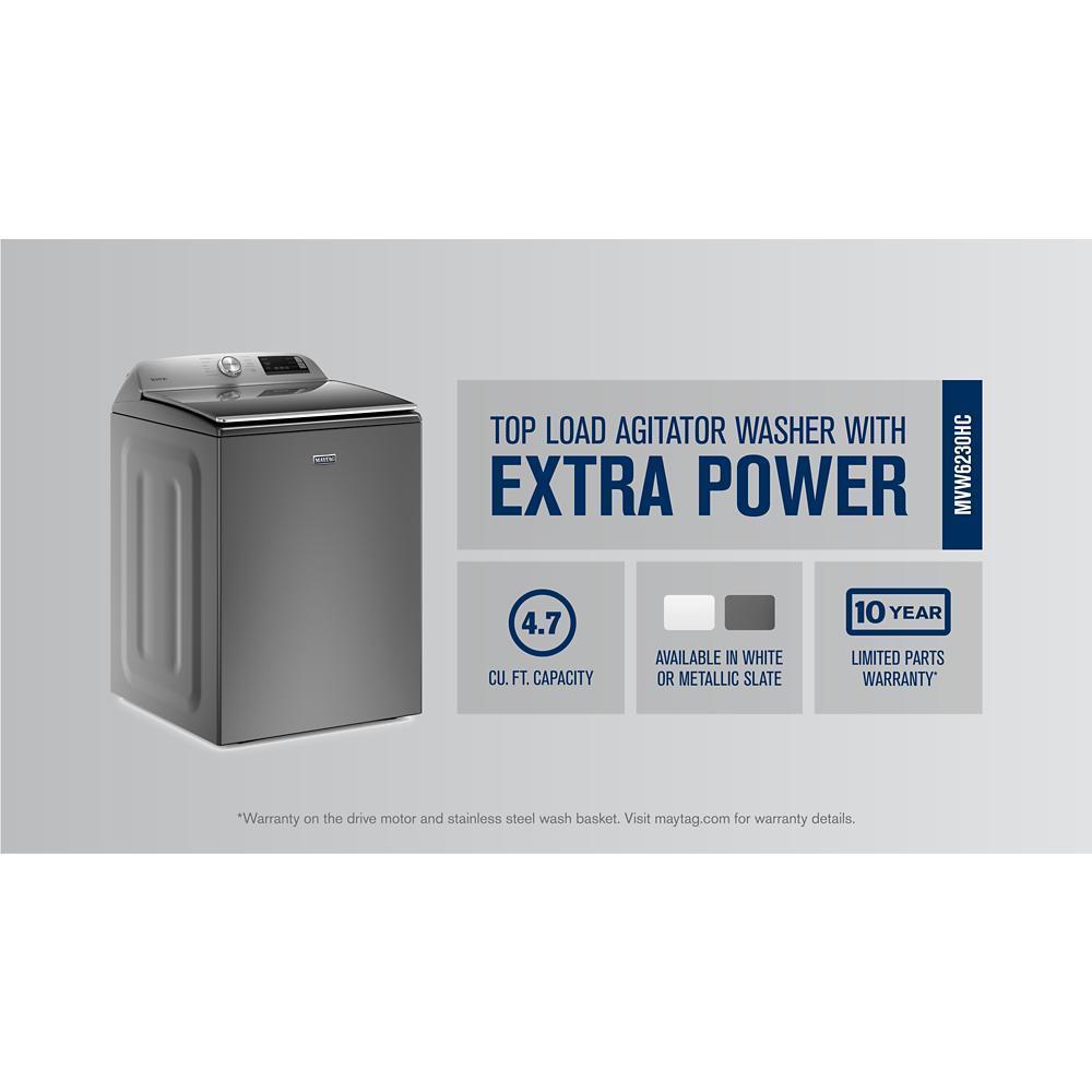 Maytag MVW6230HC Smart Top Load Washer with Extra Power - 4.7 cu. ft.