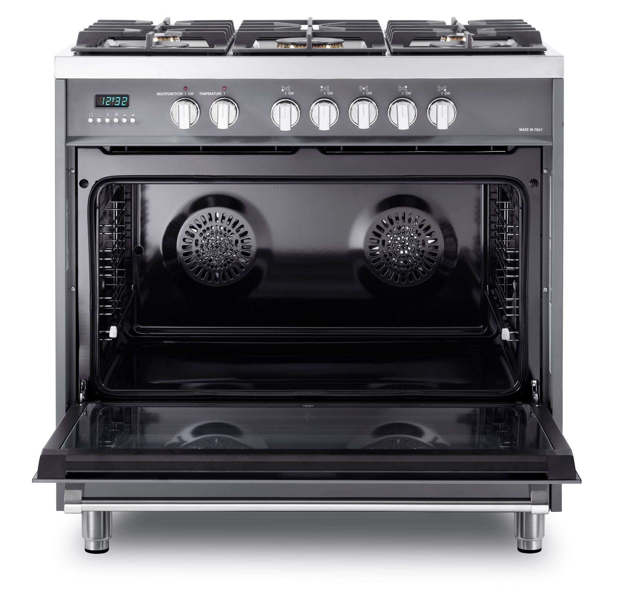 Designer 36" Dual Fuel Single Oven Range - Slate Gray