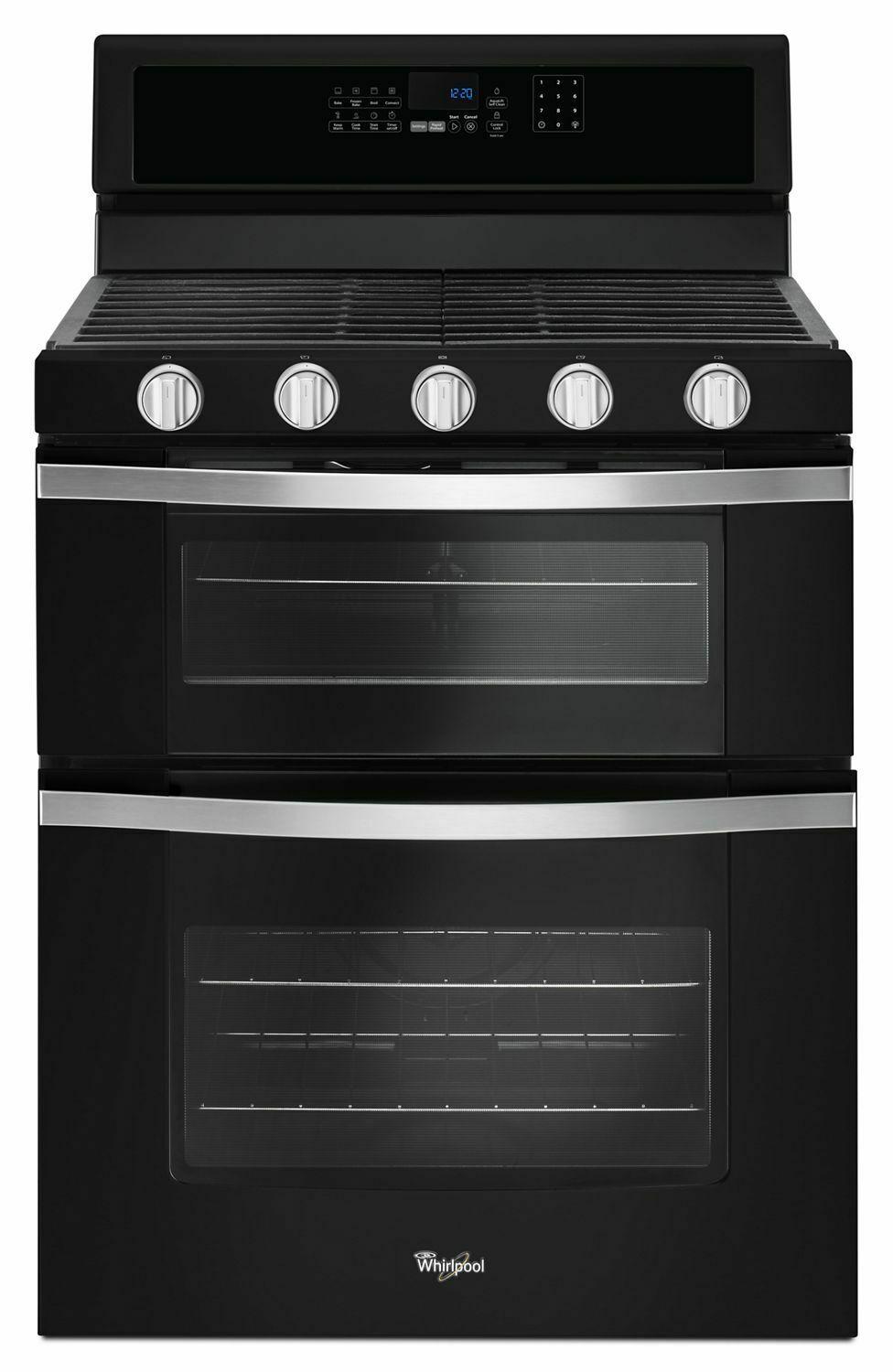 Whirlpool WGG745S0FE 6.0 Cu. Ft. Gas Double Oven Range with EZ-2-Lift™ Hinged Grates