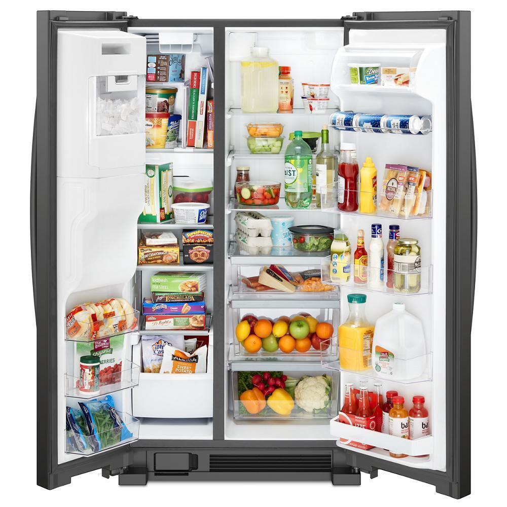 Whirlpool WRS555SIHB 36-inch Wide Side-by-Side Refrigerator - 25 cu. ft.