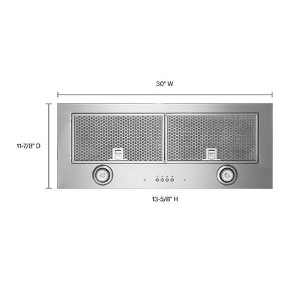 Whirlpool UVL5430JSS 30" 400 CFM Motor Class Custom Hood Liner
