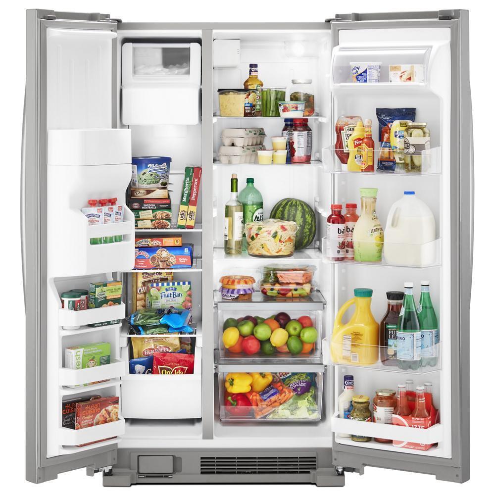 Whirlpool WRS335SDHM 36-inch Wide Side-by-Side Refrigerator - 25 cu. ft.