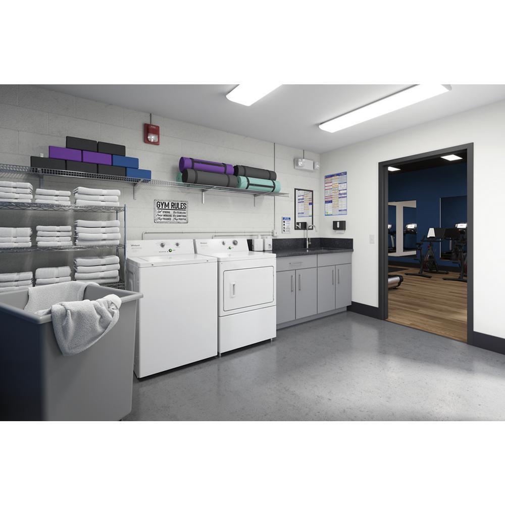 Whirlpool CEM2795JQ Commercial Electric Super-Capacity Dryer, Non-Coin