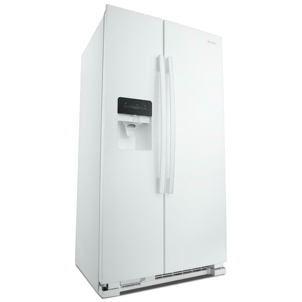 Amana ASI2575GRW 36-inch Side-by-Side Refrigerator with Dual Pad External Ice and Water Dispenser