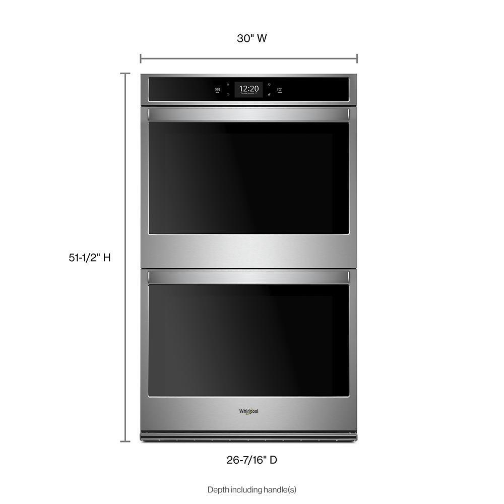 10.0 cu. ft. Smart Double Convection Wall Oven with Air Fry, when Connected