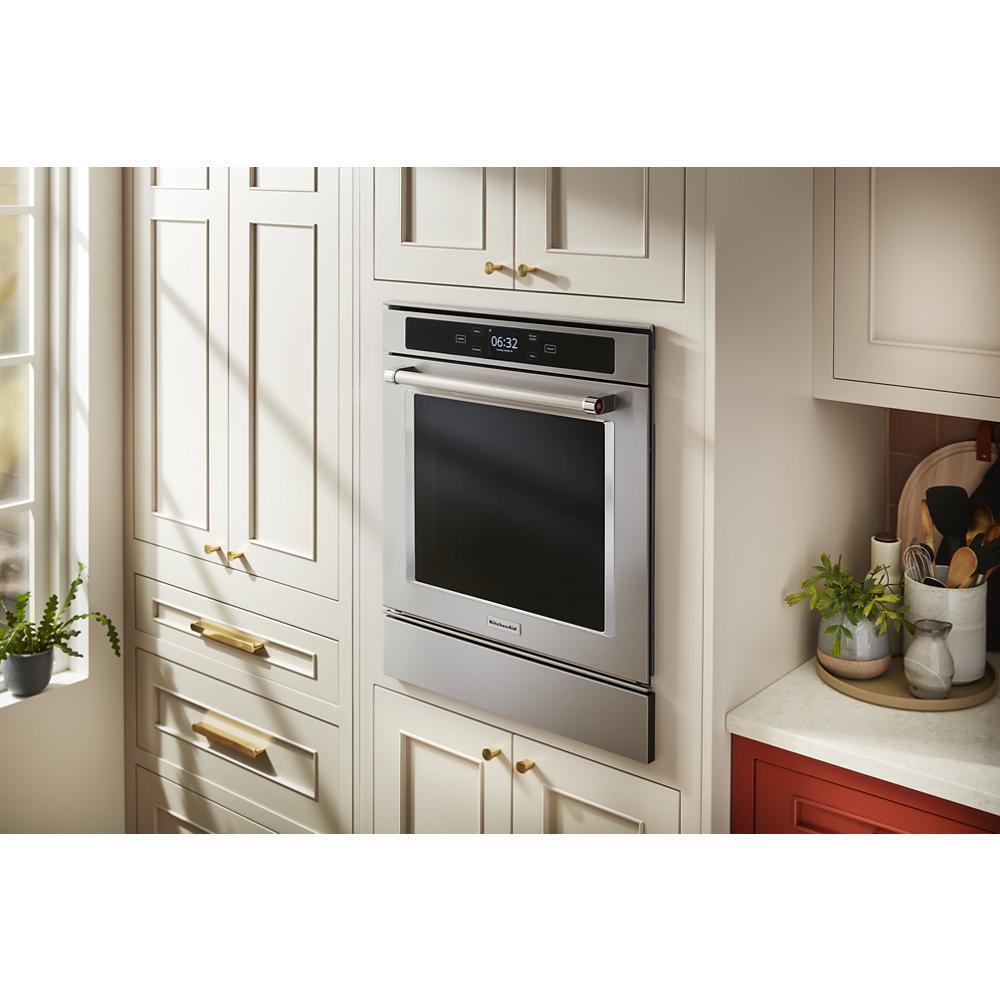 Kitchenaid KOSC504PPS 24" Smart Single Wall Oven with True Convection