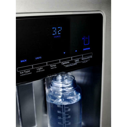 Whirlpool WRS571CIHZ 36-inch Wide Counter Depth Side-by-Side Refrigerator - 21 cu. ft.