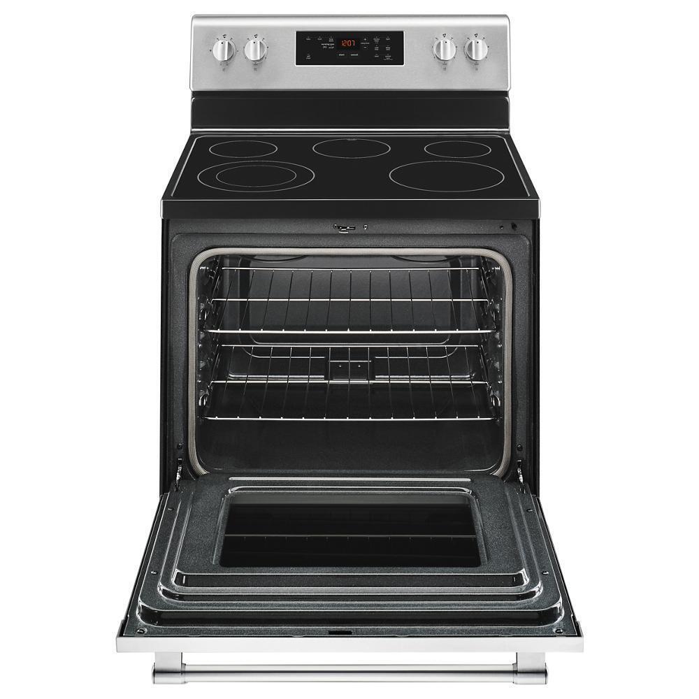 Maytag 30-Inch Wide Electric Range With Shatter-Resistant Cooktop - 5.3 Cu. Ft.