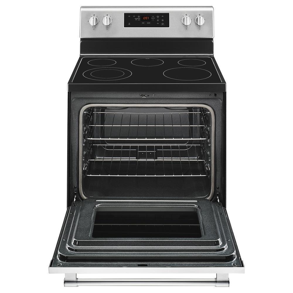 Maytag 30-Inch Wide Electric Range With Shatter-Resistant Cooktop - 5.3 Cu. Ft.