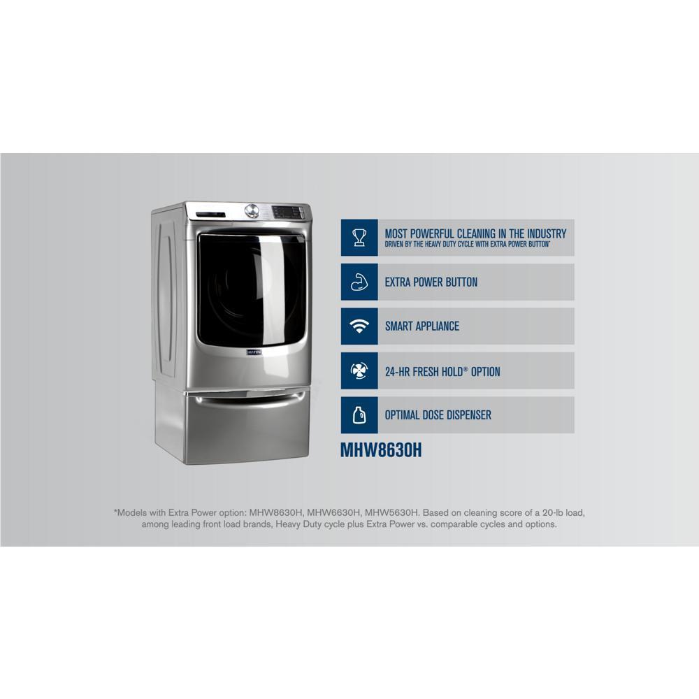 Maytag MHW8630HW Smart Front Load Washer with Extra Power and 24-Hr Fresh Hold® option - 5.0 cu. ft.