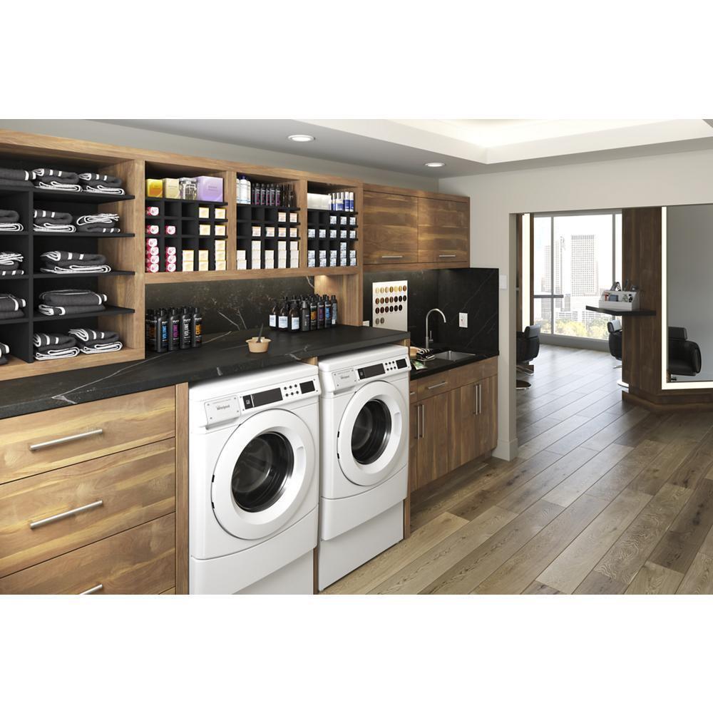 Whirlpool CHW9160GW 27" Commercial High-Efficiency Energy Star-Qualified Front-Load Washer, Non-Vend