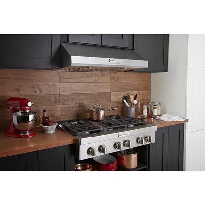 Kitchenaid KVUC606KSS 36" 585 CFM Motor Class Commercial-Style Under-Cabinet Range Hood System